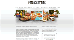 Desktop Screenshot of pappascatering.com